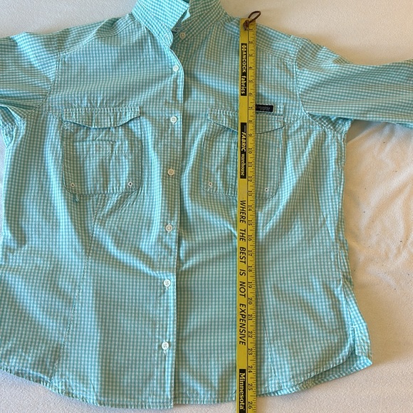 Columbia PFG Aqua Gingham Shirt - Picture 8 of 9